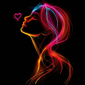 Neon Logo Made with Make